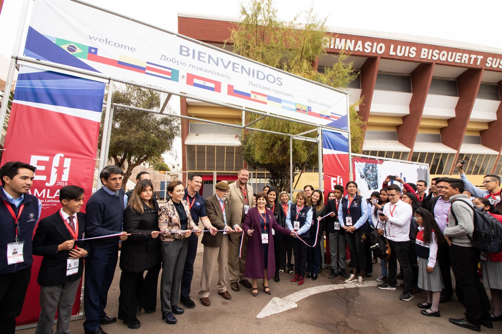 Expo-Sciences AMLAT opening ceremony, Chile, 2018